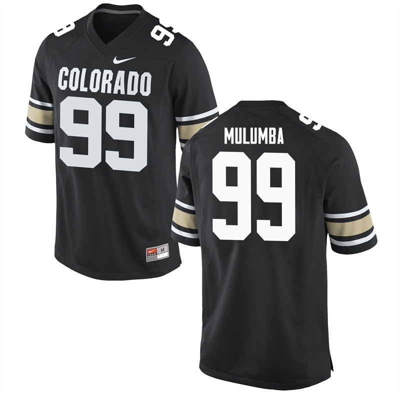 Men #99 Chris Mulumba Colorado Buffaloes College Football Jerseys Sale-Home Black - Click Image to Close